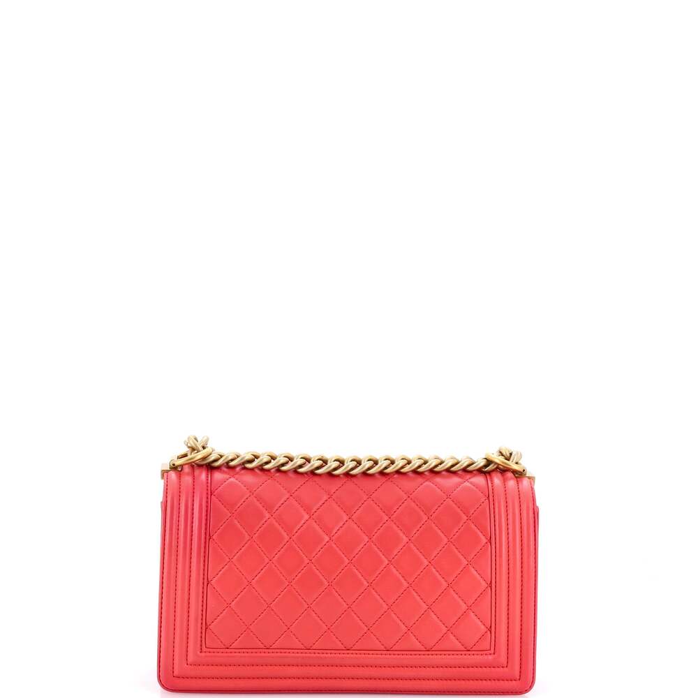Chanel Boy Flap Bag Quilted Lambskin #254983C36B - Picture 4 of 7